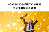 How to Identify Winners from Budget 2025