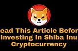 Shiba Inu digital currency : What Should You Know Before Investing In This Coin?