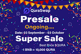 QuraSwap Mainnet Presale is live now😍🔥