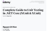 Master unit testing with NUnit, XUnit, and MOQ with a real-world N-Tier web application (.NET