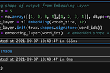 Embedding layer in Trax