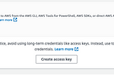 AWS Access Keys