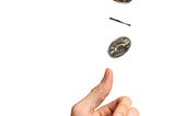 Flipping a coin with more than 2 sides — Picture with permission from istock