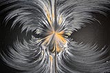 🎨 I Didn’t Expect This Result from My Acrylic Pour! Black, White & Gold Drama 🖤🤍💛