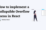 Build a Collapsible Menu in React with Intersection Observer