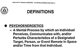 Remote Viewing: the subjective experience