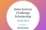 My journey through the Udacity Bertelsmann Data Science Challenge