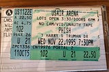 Recap of Phish at USAir Arena November 22, 1995