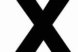 Author’s attempt at an X logo