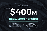 Secret Network Announces $400M in Ecosystem Funding and Reveals New Investors