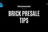 How to participate in BRICK pre-sale?