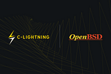 Run c-lightning on OpenBSD ⚡️🐡