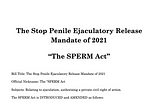 Please Consider Sponsoring The SPERM Act