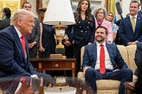 Donald Trump in the Oval Office