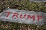 They Spray Painted “Trump” and “DeSantis” on Black Graves in Florida