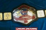 AWA World Tag Team Wrestling Championship Leather Belt