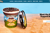 How Ben & Jerry’s website can create the euphoria?