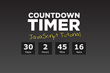 Simple Countdown Timer Using JavaScript