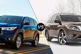 2016 Nissan Pathfinder vs. 2016 Toyota Highlander — Comparison