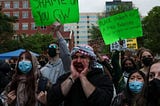 Blocks from the White House, US students stand steadfast with Gaza