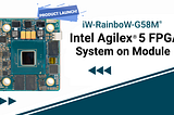 iWave Launches iW-RainboW-G58M: Intel Agilex® 5 FPGA System on Module