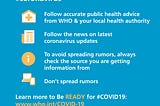 COVID-19. Stay informed & safe.