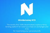 Nimfamoney — Layanan Cryptocurrency Pembelian Token dan Biaya Keuntungan