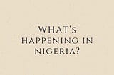 A Country Called Nigeria
