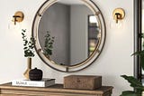 Enhance Your Living Space — Round Mirror by Wall of Dreams