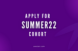 Applications Are Open For Aves Lair Summer 2022 Cohort!