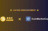 🎉 Hurrah! BSCPAY is now listed on Coinmarketcap