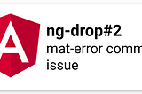 Angular Material — handle many mat-error(s) in the same mat-form-field