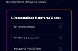 Metaverse Games Roadmap 2022