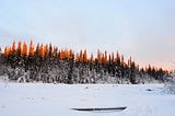 Frozen Tanana River