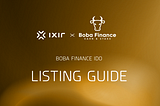 Boba Finance — Listing Details