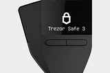 Setup of the New Trezor Safe 3