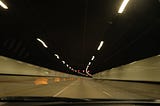 Driving on a tunnel