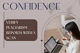 QR Codes and Confidence: Verifying Plagiarism Reports with a Scan