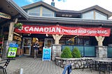 Why Is This Banner hanging In Whistler, British Columbia, Canada ?