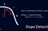 Game Dev: Using slope detection to automate the horizontal to vertical blend