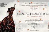 #Event Update: Mental Health Week
