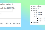 Create a Simple JSON Viewer for your Web Application
