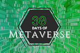 Introducing #30DaysOfMetaverse