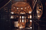 Inside the Hagia Sophia. Photo by Abdullah Öğük on Unsplash