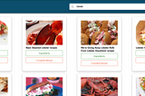 Fast Recipe, A web application