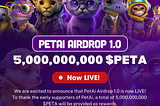 🎁 PETAI Airdrop 1.0 of 5,000,000,000 $PETA is Now LIVE!