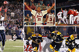 Randy Moss, Marcus Camby, 2003 Red Sox, and 2013 Boston Bruins