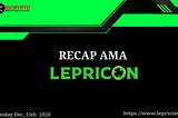 RECAP AMA IDCRYPTO X LEPRICON