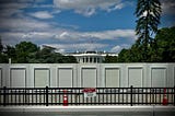 A walled-off White House