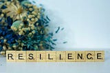 Scrabble tiles spelling out the word “resilience” — photo by Alex Shute on Unsplash (public domain)